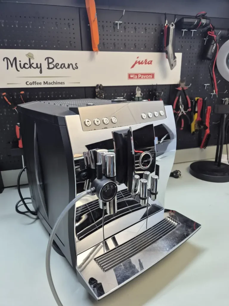 Binnenkant koffiemachine